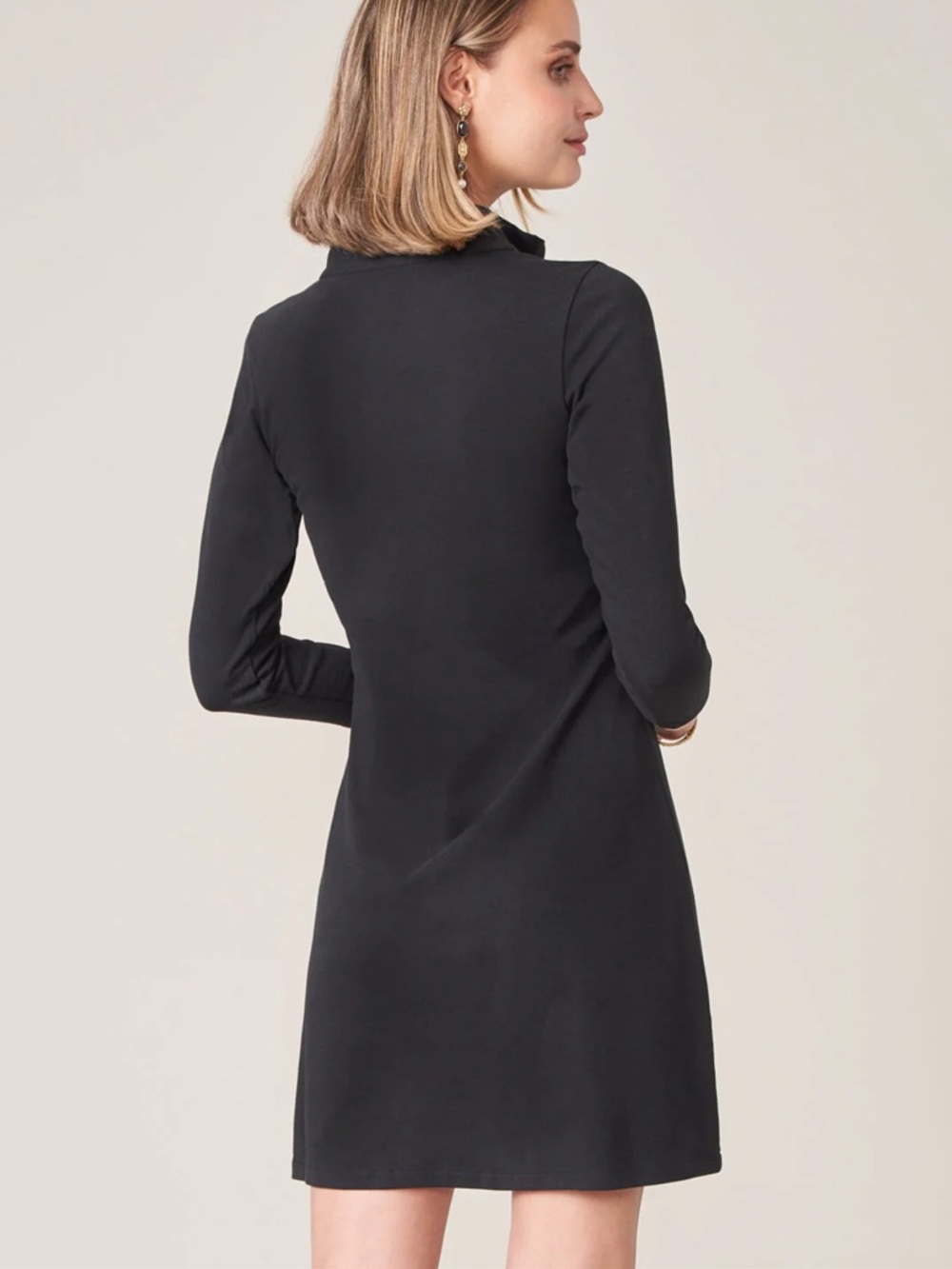 Spartina Nora Half-Zip Dress Black office modest
Size Medium - Picture 7 of 12